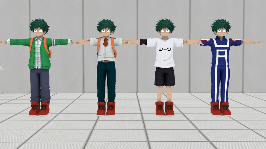 Sfmlab My Hero Academia Izuku Midoriya V Nsfw Pack