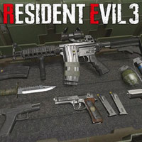 RE3 Remake Weapon Props Pack