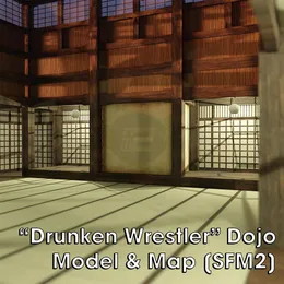 [SFM2] "Drunken Wrestler" Dojo (Model & Map)
