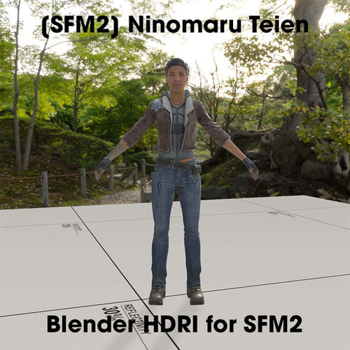 Thumbnail image for [SFM2] Ninomaru Teien (Blender HDRI compiled VRAD3 environment)