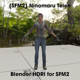 [SFM2] Ninomaru Teien (Blender HDRI compiled VRAD3 environment)