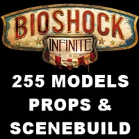 Bioshock Infinite Props & Scenebuilding Pack - 255 Models