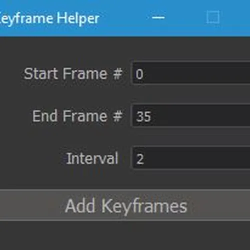 Thumbnail image for Keyframe Helper script