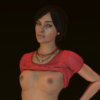 Nude Chloe Frazer (Uncharted: The Lost Legacy)