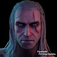[Witcher series] Geralt of Rivia nude