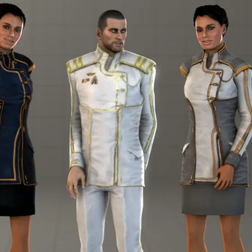 Thumbnail image for Commander Shepard & Ashley Williams - Formal Attire