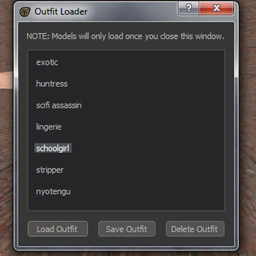 Thumbnail image for Outfit Loader Script - No More Drag-Zero-Default!