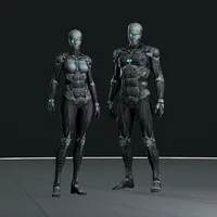 Ghost in the Shell FA - Cyborg models