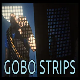 Customizable gobo strips model