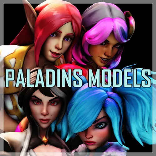 Thumbnail image for Paladins Models pack (Skye, Lian, Evie & Vivian)