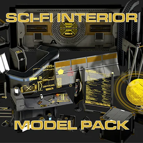 Thumbnail image for Sci-Fi Props Modelpack