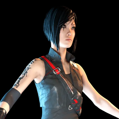 Thumbnail image for [Mirror's Edge: Catalyst]  Faith Connors w/ Pulled Pants & Bare Feets