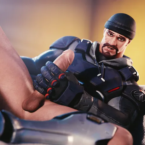 Thumbnail image for [Overwatch] Lewd Blackwatch Reyes for Blender