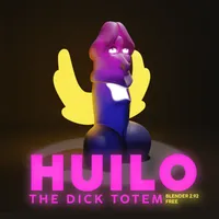 Huilo the Dick Totem - Stylish Nightlight