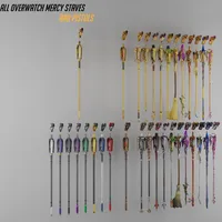 [Overwatch] Mercy's Staves and Pistols