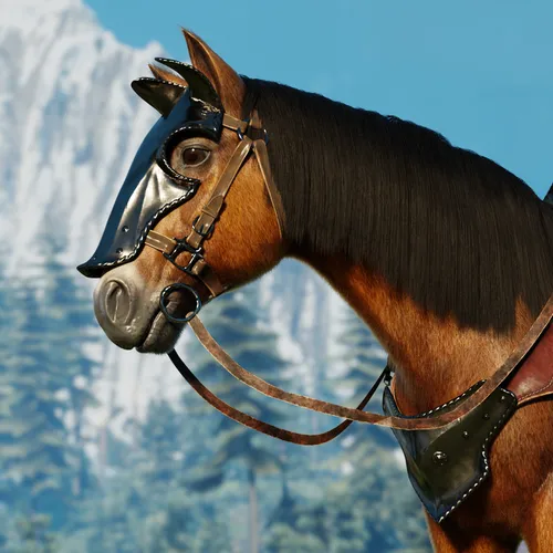 Thumbnail image for Roach - The Witcher 3 Horse (Update for Blender 2.82)