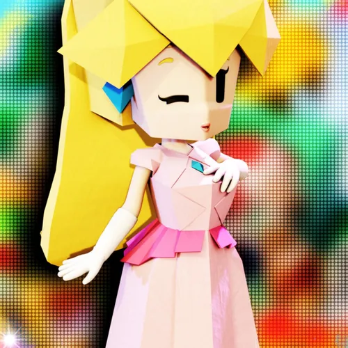 Thumbnail image for Origami Peach (Paper Mario)