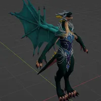 Warcraft Dracthyr Dragon Form