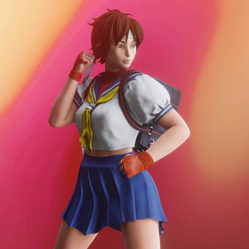 Thumbnail image for Sakura - Street Fighter 5