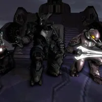 Halo 3 Grunt, Brute, and Elite