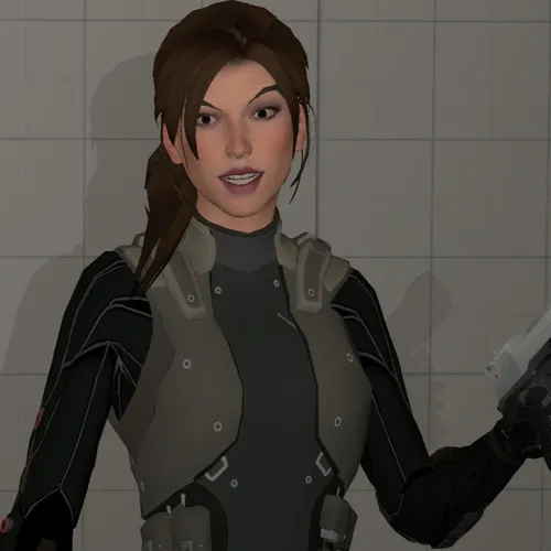 Thumbnail image for Lara Croft and her pistol - Temple Of Osiris