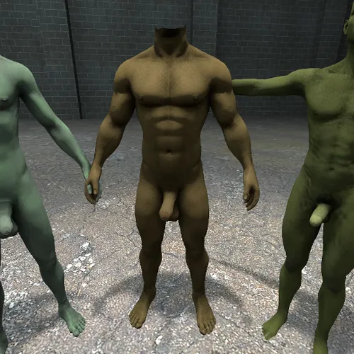Thumbnail image for Rigs + 'Orcish' Textures [for Fit Male Talent & Ultimate Male Body Redux]