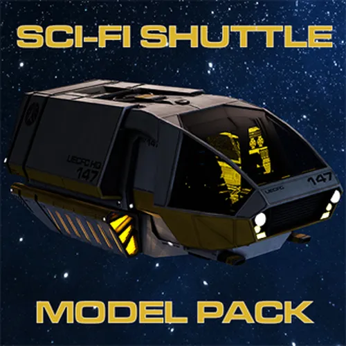 Thumbnail image for Sc-Fi Shuttle Modelpack