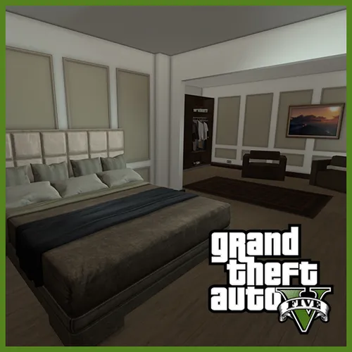 Thumbnail image for Simple bedroom [GTA V Online]