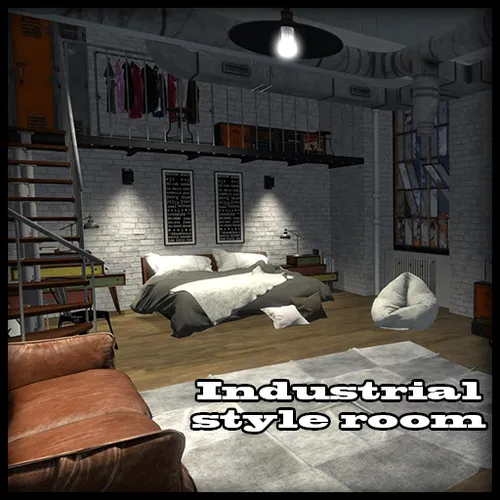 Thumbnail image for Industrial style room