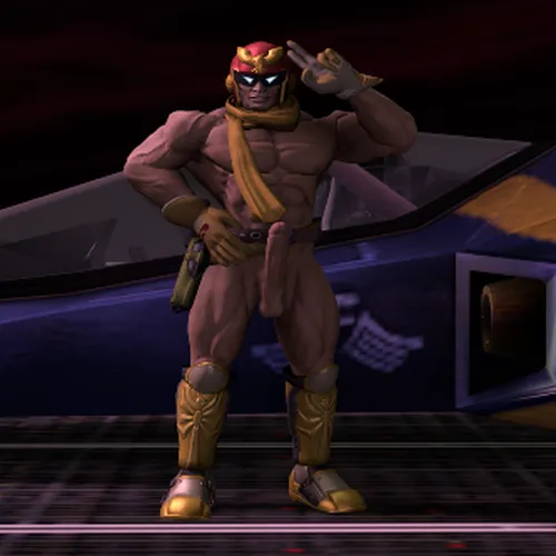 Thumbnail image for Nude Captain Falcon (Super smash bros. Brawl)