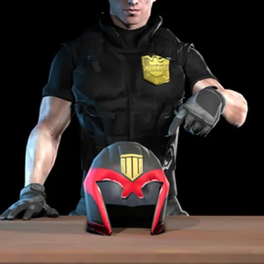 Stealth211's Judge Helmet