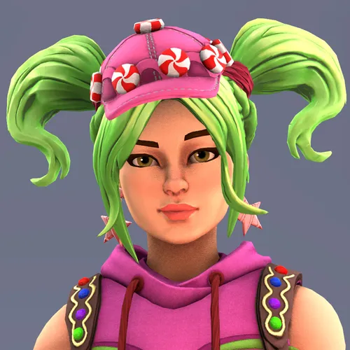 Thumbnail image for [Fortnite] Battle Royale: Zoey (Candy Girl)