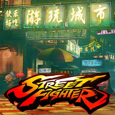 Street Fighter 5 - Bustling Side Street (props)