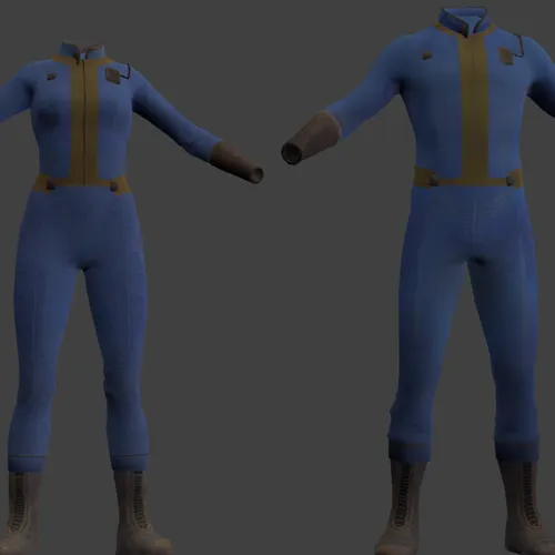 Thumbnail image for Vaultsuits Male and Female (Fallout)