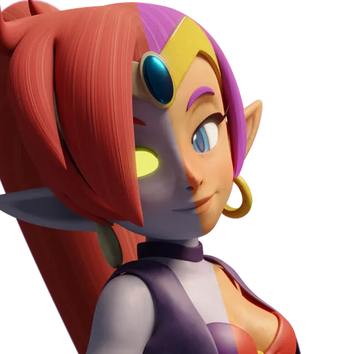 Thumbnail image for Shantae/Nega Shantae (v1.02) Blender 2.91.2 [Rafa Knight]