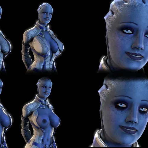 Thumbnail image for Unzipped Liara T'Soni (Large Breasts Version)