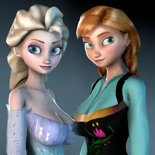 Thumbnail image for Curvy Elsa & Anna 2017 - V2 [DazV4F Update]