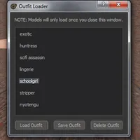 Outfit Loader Script - No More Drag-Zero-Default!