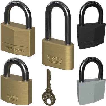 Set of padlocks + Key