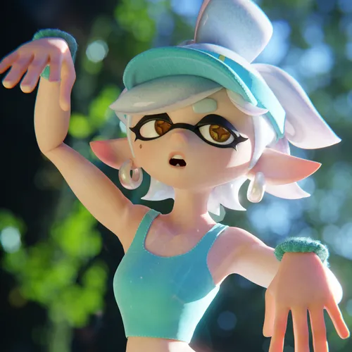 Thumbnail image for Marie, Blender 2.79 and 2.8