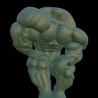 Headless Muscular Body