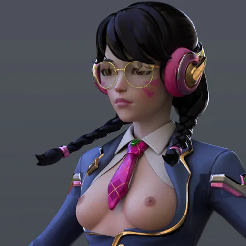 Thumbnail image for [Overwatch] Dva academy for Cinema 4D r20 [ Redshift 3.0.08 ]