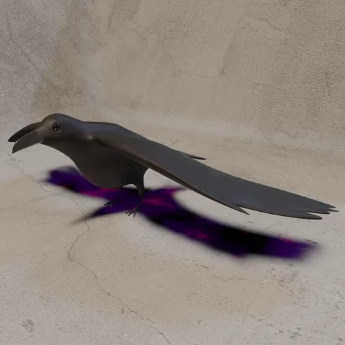 Thumbnail image for Low Poly Crow