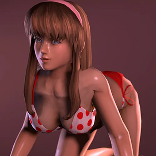 Thumbnail image for Hitomi - Dead or Alive 4 - 4 Bikinis + Nude