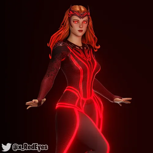 Thumbnail image for Scarlet Witch | Fortnite Style