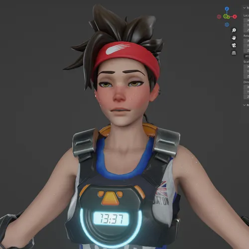 Thumbnail image for Tracer model with Track and Field skin by Arhoangel