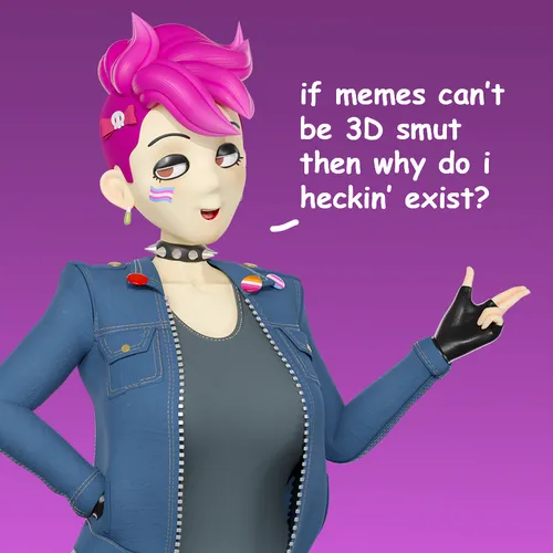 Thumbnail image for Pink Haired Enby