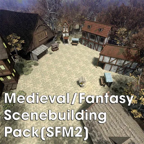 Thumbnail image for [SFM2] Medieval/Fantasy Scene building props