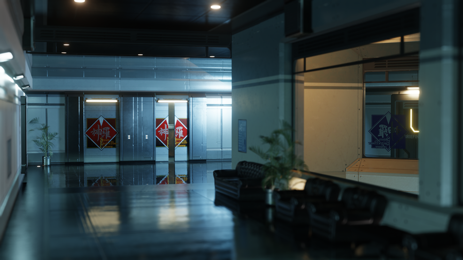 Soldier Floor in Shinra Building - Crisis Core Reunion