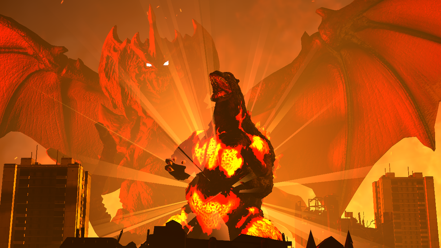 Burning Godzilla